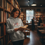 'shh im reading' Hoodie